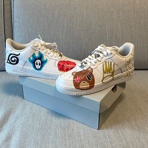 Custom Air Force 1 Anime/Music Style, Brand New sz 9.5 mens